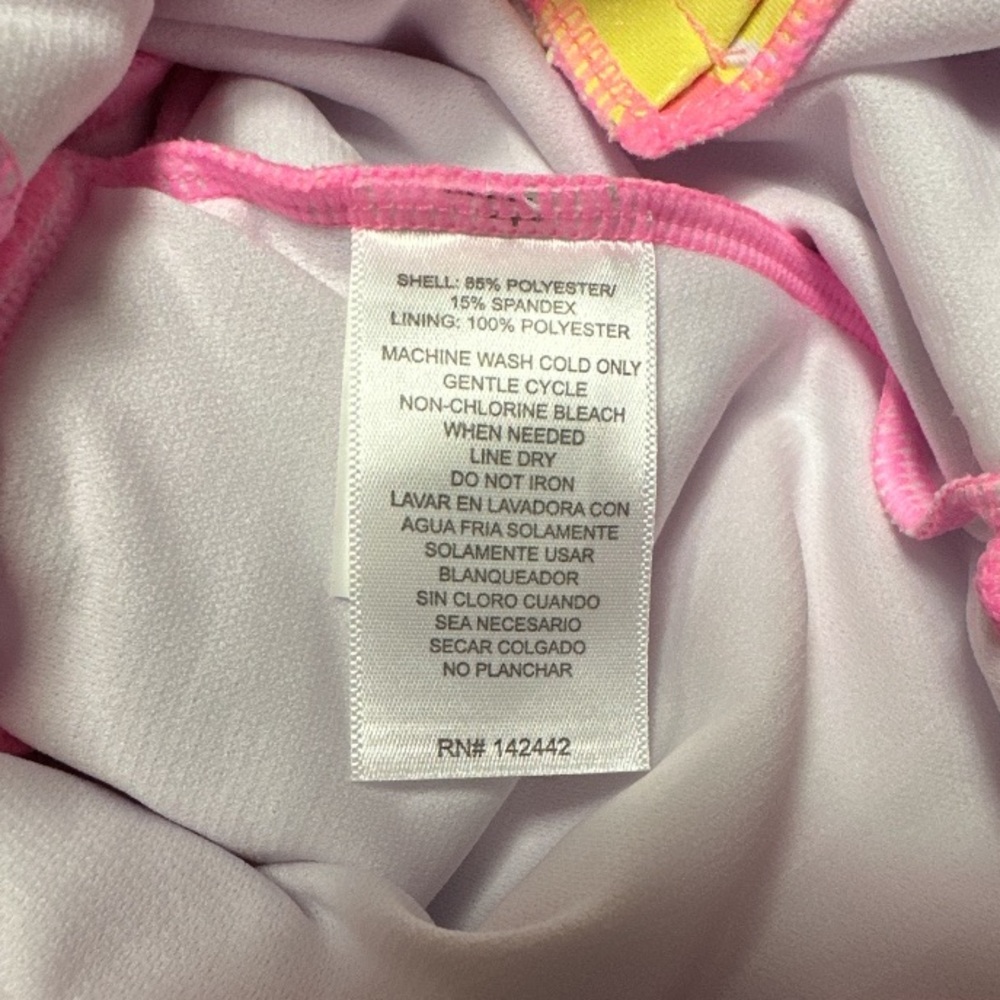 Solo Little Girls One Piece Lemons & Sunshine Bathing Suit, size 4 - Picture 6 of 9